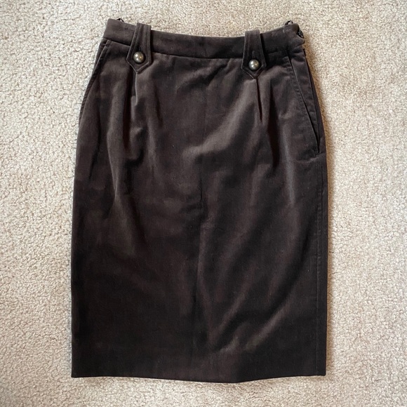 YSL velvet skirt. - Picture 1 of 5